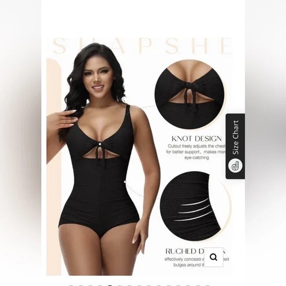 Shapshe one piece Tummy Control Swimsuit Size XL - Picture 5 of 12